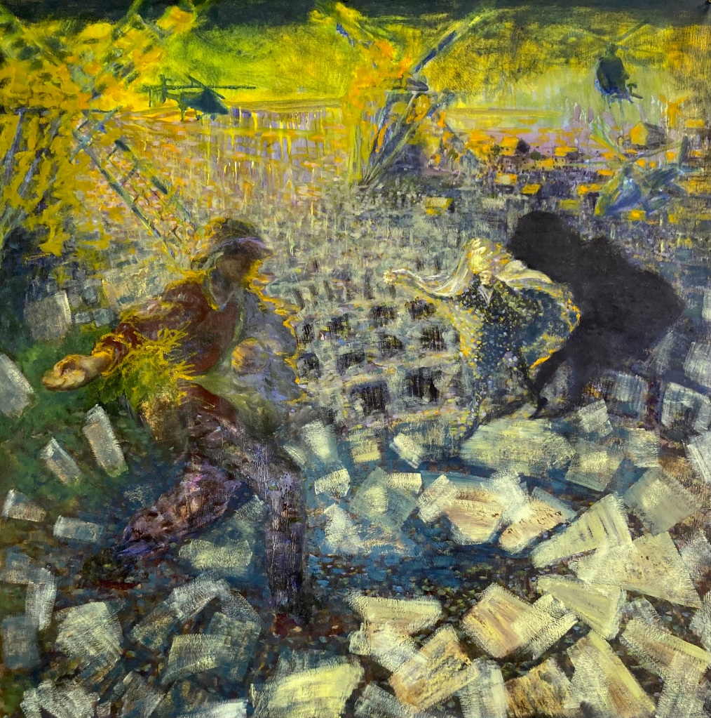 Van Goya - the Destruction oil  48x48